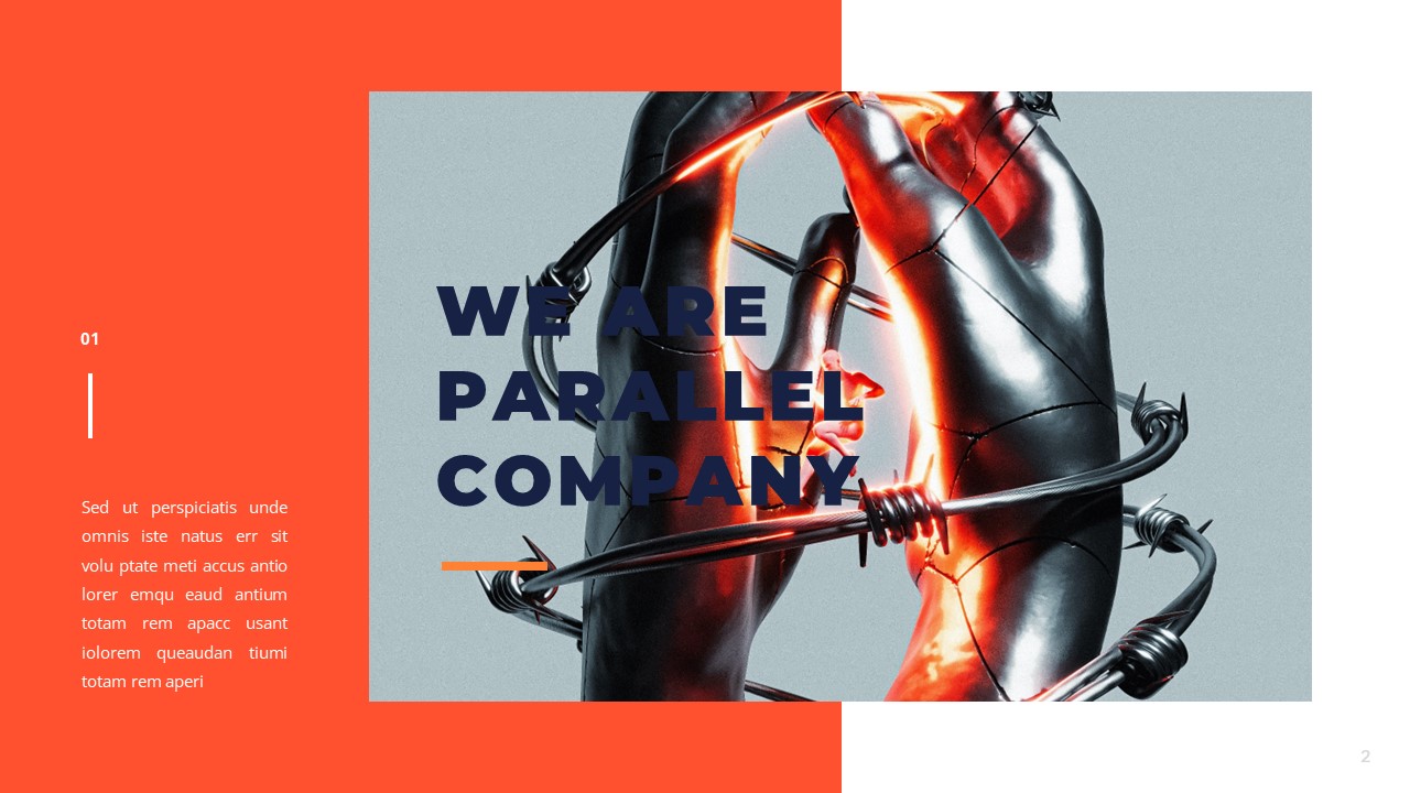 Parallel Slides - PowerPoint Presentation Template, Presentation Templates