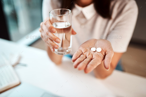 These will combat my symptoms - Stock Photo - Images