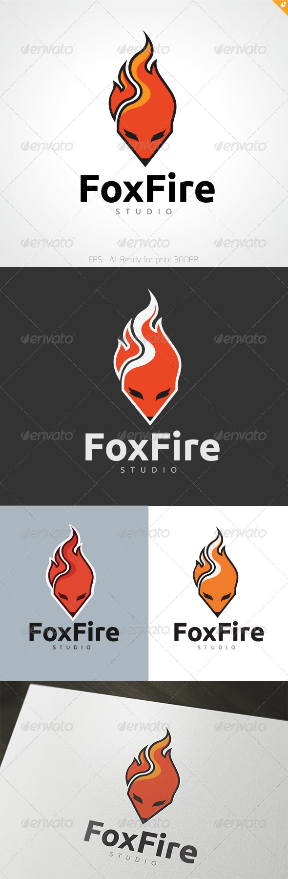 Foxfire Logo - Animals Logo Templates