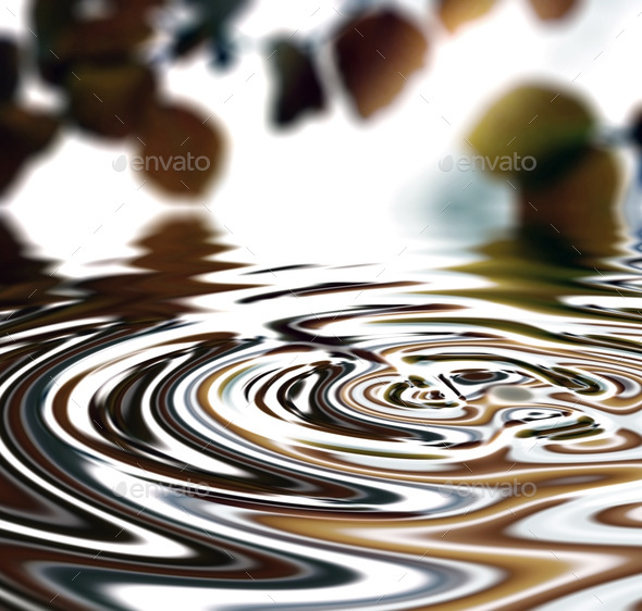 Cool ripples in natural pond