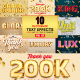 Luxury Photoshop 3d Text Effect Style Pack VOL.13