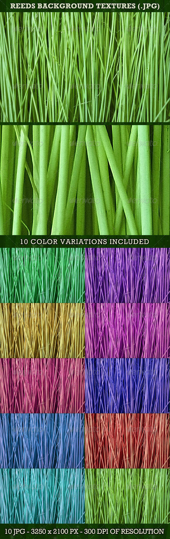 Reeds Background Textures - Nature Backgrounds