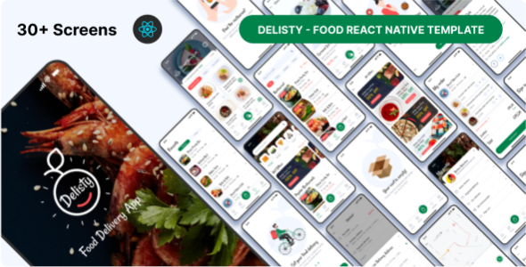 Delisty - Food React Native Template | CLI 0.70.6