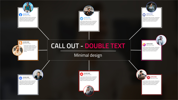 Comment Call - Out Elements template preview