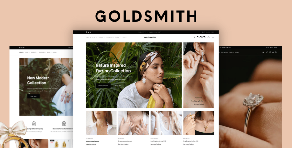 GoldSmith  Jewelry Store WooCommerce Theme