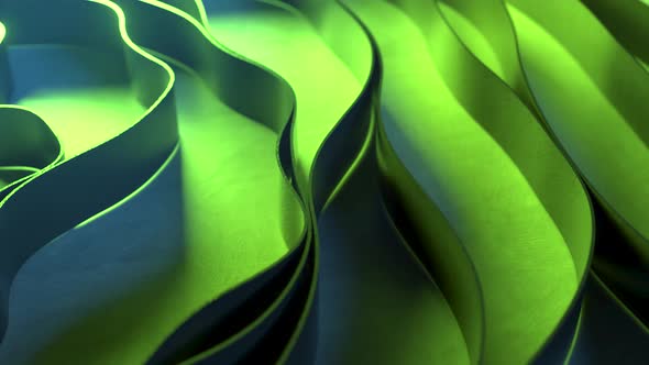 Dynamic Animation of Abstract Stripes Interacting with Each Other alt