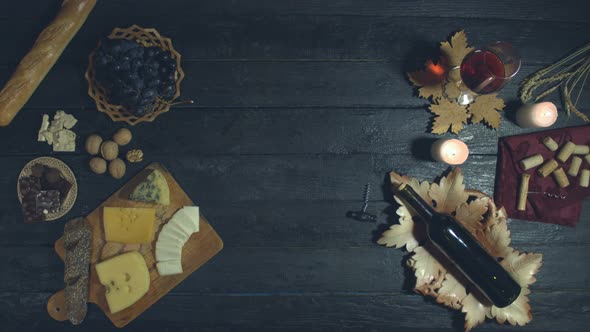 Red Wine on Exotic black Table alt