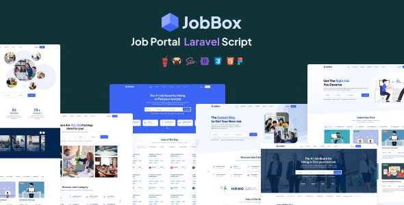 JobBox  Laravel Job Portal Multilingual System