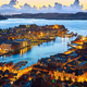Old city Bergen at sunset - PhotoDune Item for Sale