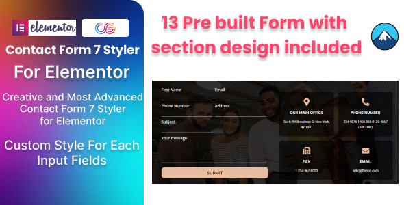 Contact Form 7 Styler Addon For Elementor