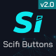 Si Buttons - 60+ Premium Scifi Pure CSS Buttons | Fully Customizable | CSS Button Generator