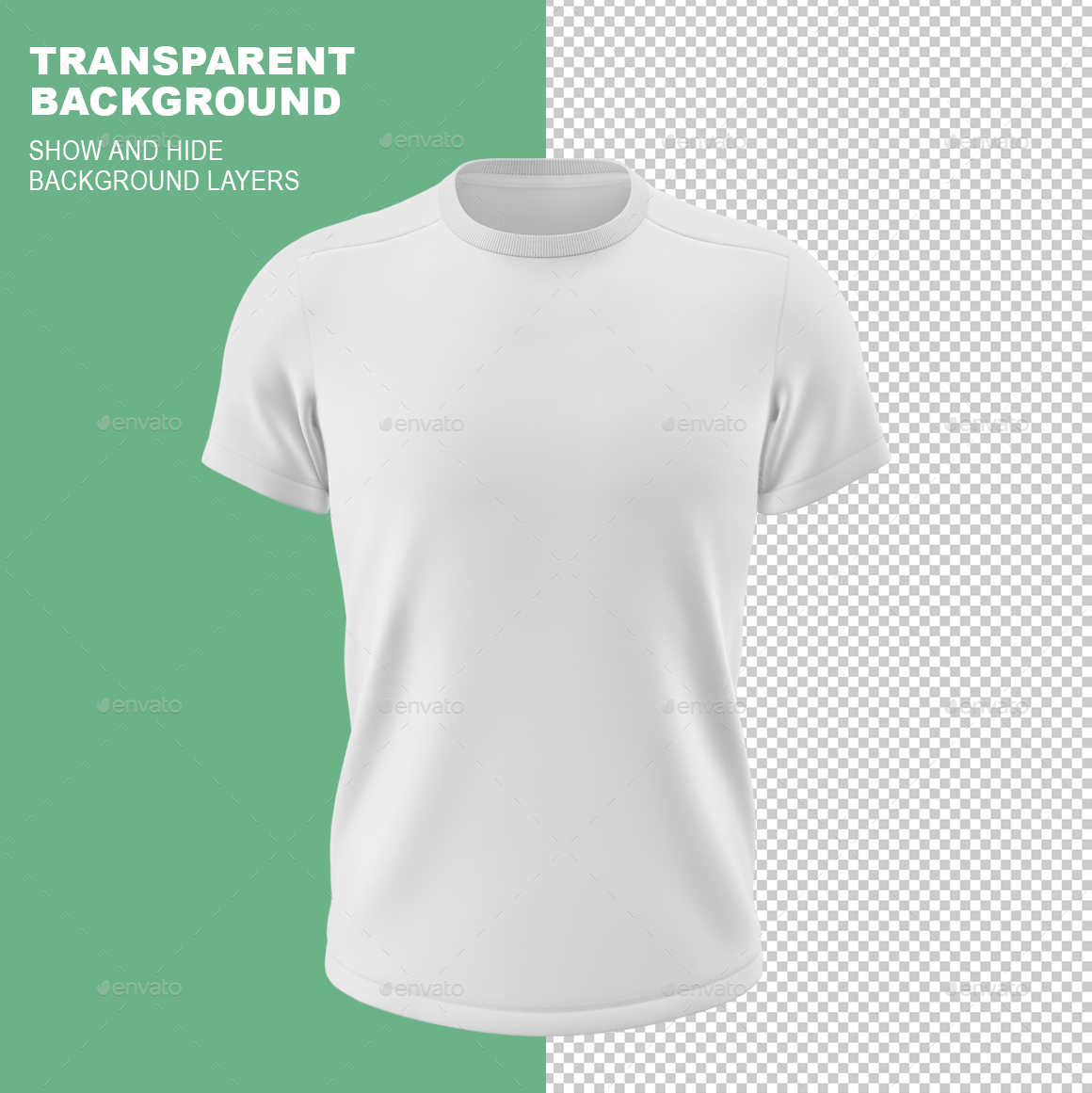 V-Neck Soccer Jersey Mockup by Yura_Kobitovich