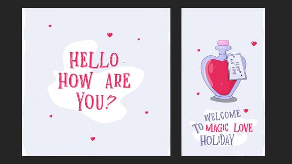 Elixir of love Titles template preview