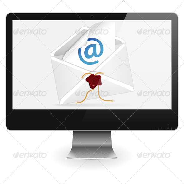 E-Mail Concept - Computers Technology