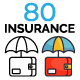 Insurance Icons Set
