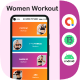 Female fitness - Women workout lose weight with admob ready to publish