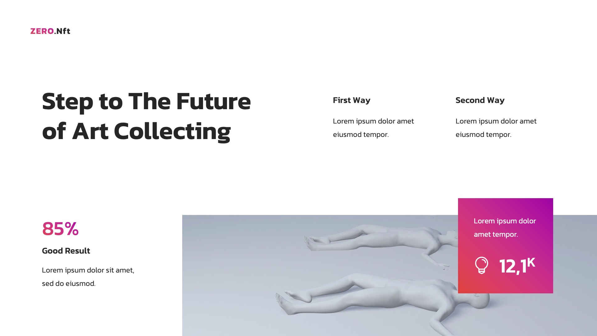 Zero - NFT Project Presentation Google Slides, Presentation Templates