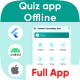 Flutter Quiz app offline with admob ready to publish template