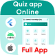 Flutter General Knowledge Quiz App with Admin Panel Full App ready to publish