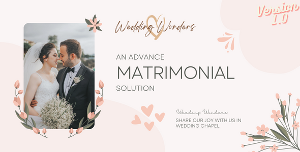 Wedding Wonders  A Matrimonial and Matchmaking Platform