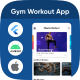Flutter GYM Fitness Workout Android App Template ios App Template Best Home Gym Workout UI