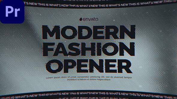 Modern Fashion Opener MOGRT