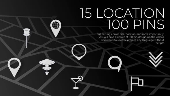 Location Titles Pack | AE Template Titles template preview