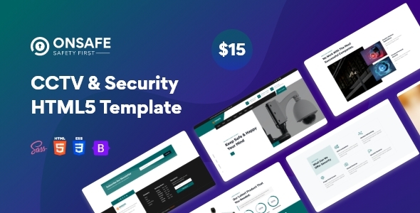 Onsafe - CCTV & Security HTML Template