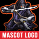 Futuristic Assassin Mascot Logo Design