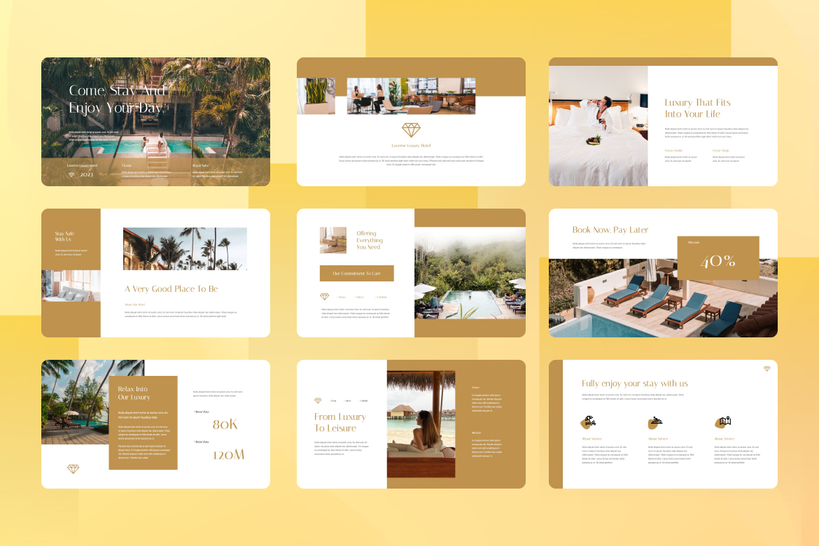 hotel keynote presentation template