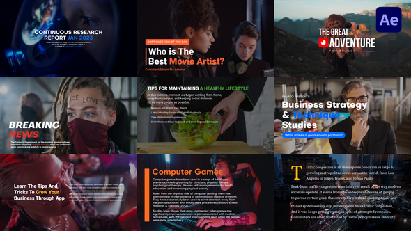 Paragraph & Title Pack Titles template preview