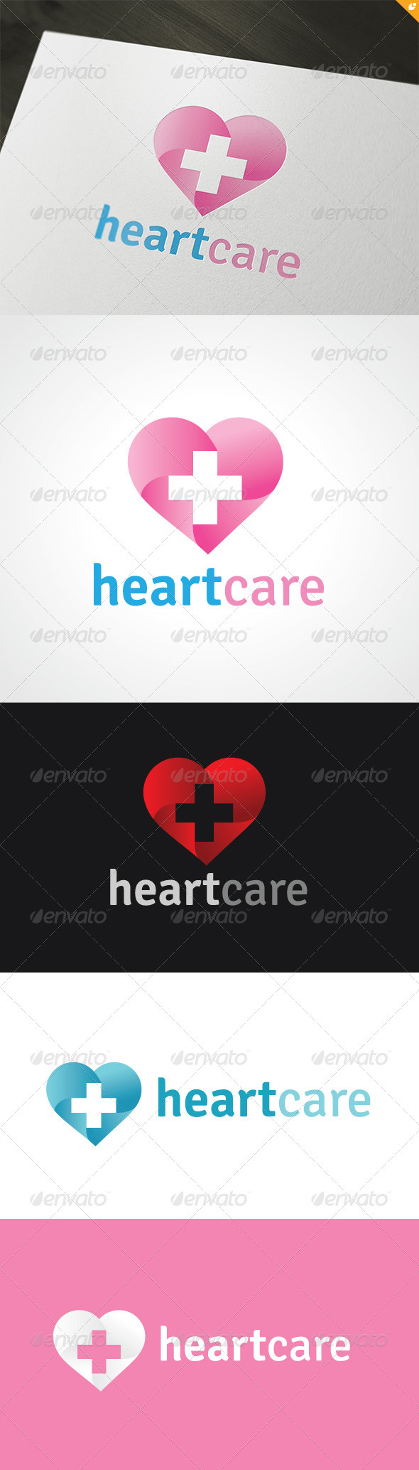 Heart Care Logo - Humans Logo Templates