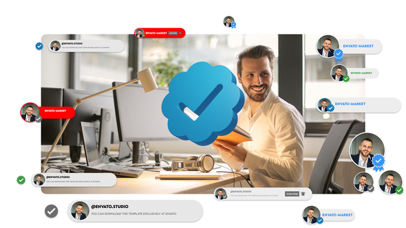 Verified account broadcast-packages template preview