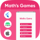 Flutter maths games 4 in 1 with admob ready to publish template