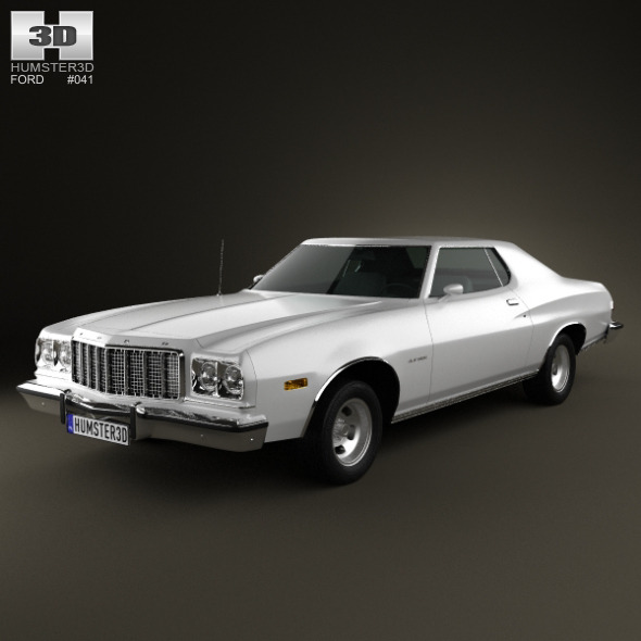 Ford Gran Torino hardtop 1974 - 3DOcean Item for Sale