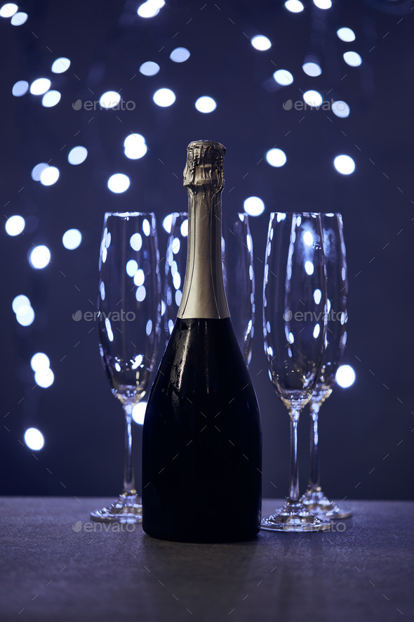 wine glass bokeh photography