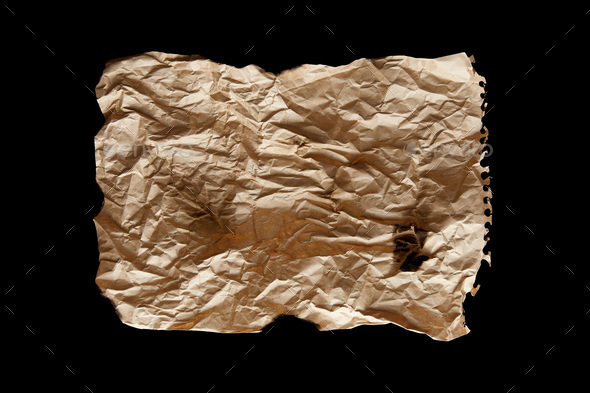 blank antique paper texture isolated on white Stock Photo by  LightFieldStudios