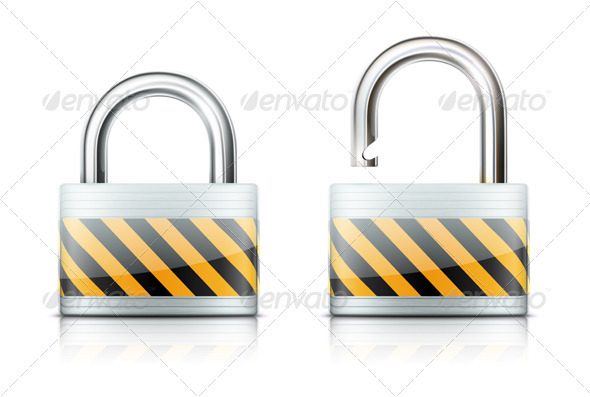 Security Concept - Man-made Objects Objects