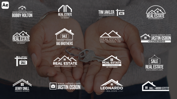 Real Estate Titles template preview