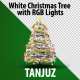 White Christmas Tree With RGB Lights - VideoHive Item for Sale