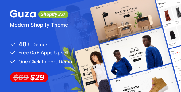 Guza – Modern & Multipurpose Shopify Theme OS 2.0