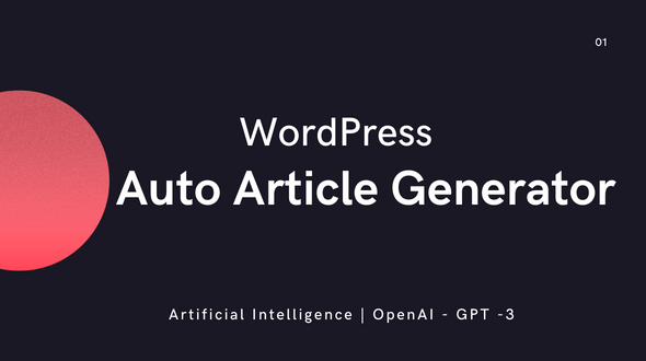 OpenAI Article Writer  GPT3