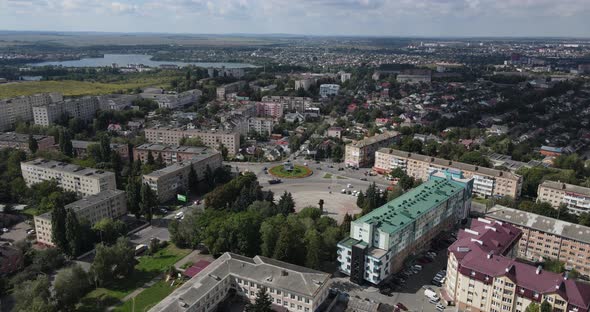 Densely Populated City With Its Infrastructure