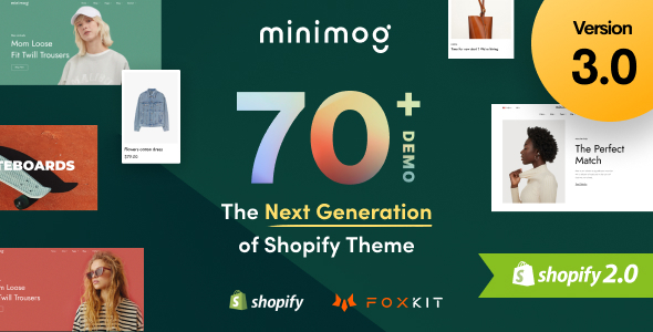 Extraordinary Minimog - The Next Generation Shopify Theme