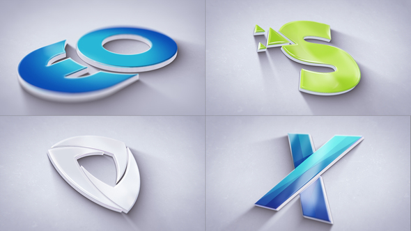 3D Extruded Logo Reveal