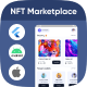 Flutter Greenspace - NFT marketplace UI Android app Template IOS app Template