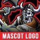 Death Viking Mascot Logo Design