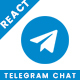 TeleSupport - Telegram Help & Support Plugin for React
