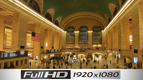 NY Time Lapse Grand Central HD