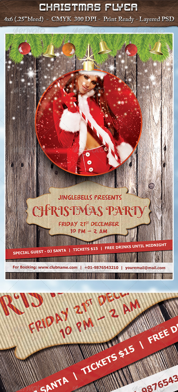 Christmas Party - Flyer - Clubs & Parties Events